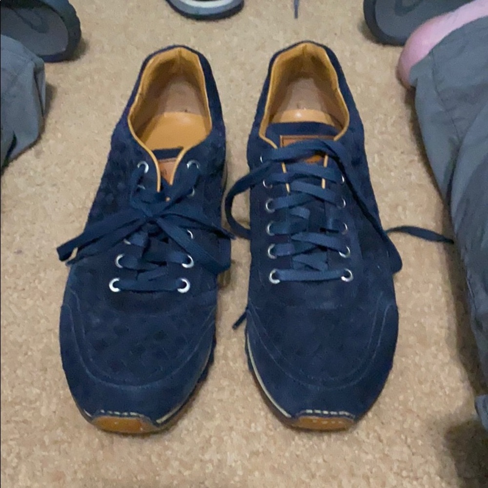 Magnanni NICO WOVEN SUEDE & leather SNEAKER